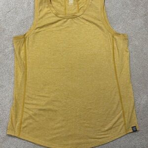 Title Nine Large Yellow Vibe Tanktop